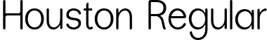 Houston Regular font - Houston.TTF.ttf