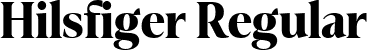 Hilsfiger Regular font - Hilsfiger Regular.ttf