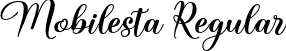 Mobilesta Regular font - Mobilesta.otf