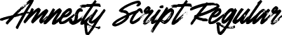 Amnesty Script Regular font - Amnesty-Script.ttf