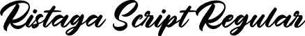 Ristaga Script Regular font - Ristaga Script.otf