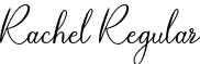 Rachel Regular font - Rachel.otf