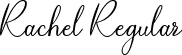 Rachel Regular font - Rachel.ttf