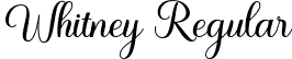 Whitney Regular font - Whitney.otf