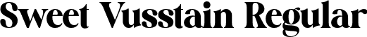 Sweet Vusstain Regular font - SWEET VUSSTAIN.ttf