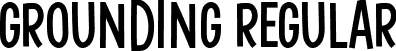 Grounding Regular font - Grounding.ttf