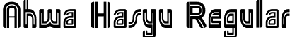 Ahwa Hasyu Regular font - Ahwa Hasyu.otf