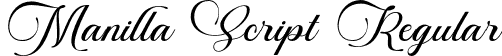 Manilla Script Regular font - Manilla Script.otf