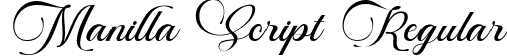 Manilla Script Regular font - Manilla Script.ttf