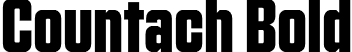 Countach Bold font - Countach-Bold-TRIAL.otf