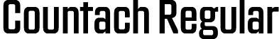 Countach Regular font - Countach-Regular-TRIAL.otf