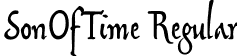 SonOfTime Regular font - SonOfTmU.ttf