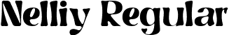 Nelliy Regular font - Nelliy.ttf