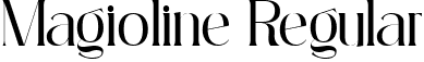 Magioline Regular font - Magioline.ttf