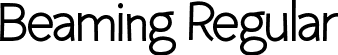 Beaming Regular font - Beaming.otf