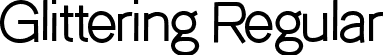 Glittering Regular font - Glittering.otf