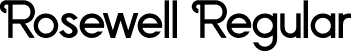 Rosewell Regular font - rosewell.otf