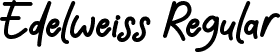 Edelweiss Regular font - Edelweiss.otf