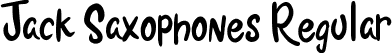 Jack Saxophones Regular font - JackSaxophones.ttf