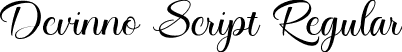 Devinno Script Regular font - Devinno Script.ttf