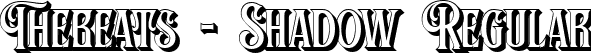 Thebeats - Shadow Regular font - Thebeats-shadow.ttf