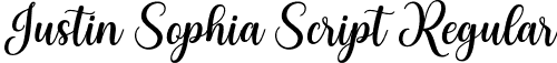 Justin Sophia Script Regular font - Justin Sophia.otf