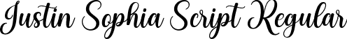 Justin Sophia Script Regular font - Justin Sophia.ttf