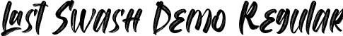 Last Swash Demo Regular font - LastSwashDemoRegular.ttf