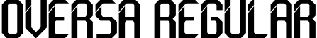 Oversa Regular font - Oversa.otf