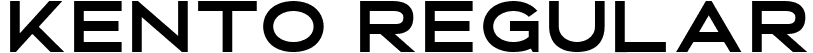 Kento Regular font - Kento Regular.ttf