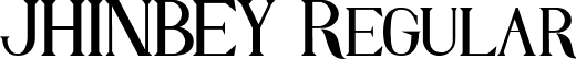 JHINBEY Regular font - JHINBEY.ttf