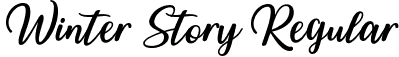 Winter Story Regular font - Winter Story.otf