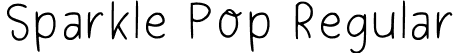 Sparkle Pop Regular font - SparklePop-Regular.otf