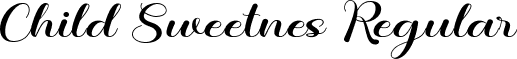 Child Sweetnes Regular font - Child Sweetnes.ttf