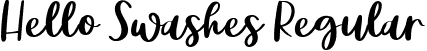 Hello Swashes Regular font - Hello Swashes.ttf