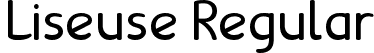 Liseuse Regular font - Liseuse-VF.ttf