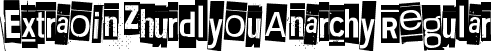 Extraoin Zhurdlyou Anarchy Regular font - Extraoin Zhurdlyou Anarchy.ttf