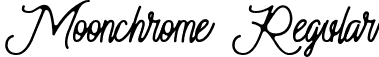 Moonchrome Regular font - Moonchrome.ttf