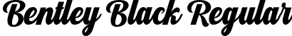 Bentley Black Regular font - Bentley Black.otf