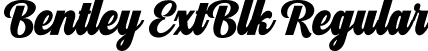 Bentley ExtBlk Regular font - Bentley ExtraBlack.otf