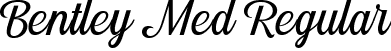 Bentley Med Regular font - Bentley Medium.ttf