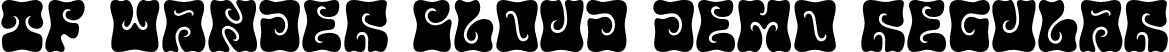 TF Wander Cloud DEMO Regular font - TF Wander Cloud DEMO.otf