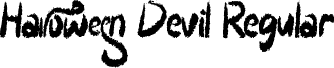 Halloween Devil Regular font - Halloween Devil TTF Personal.ttf