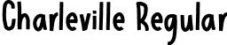 Charleville Regular font - Charleville Free.otf