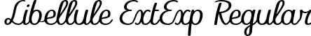 Libellule ExtExp Regular font - Libellule-ExtraExpanded.ttf