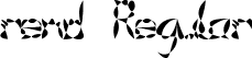 rend Regular font - rend.ttf