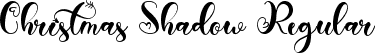 Christmas Shadow Regular font - Christmas Shadow TTF Personal.ttf