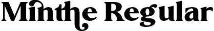 Minthe Regular font - Minthe-Regular.otf