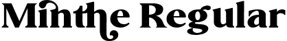 Minthe Regular font - Minthe-Regular.ttf