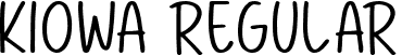 Kiowa Regular font - Kiowa-Regular.ttf